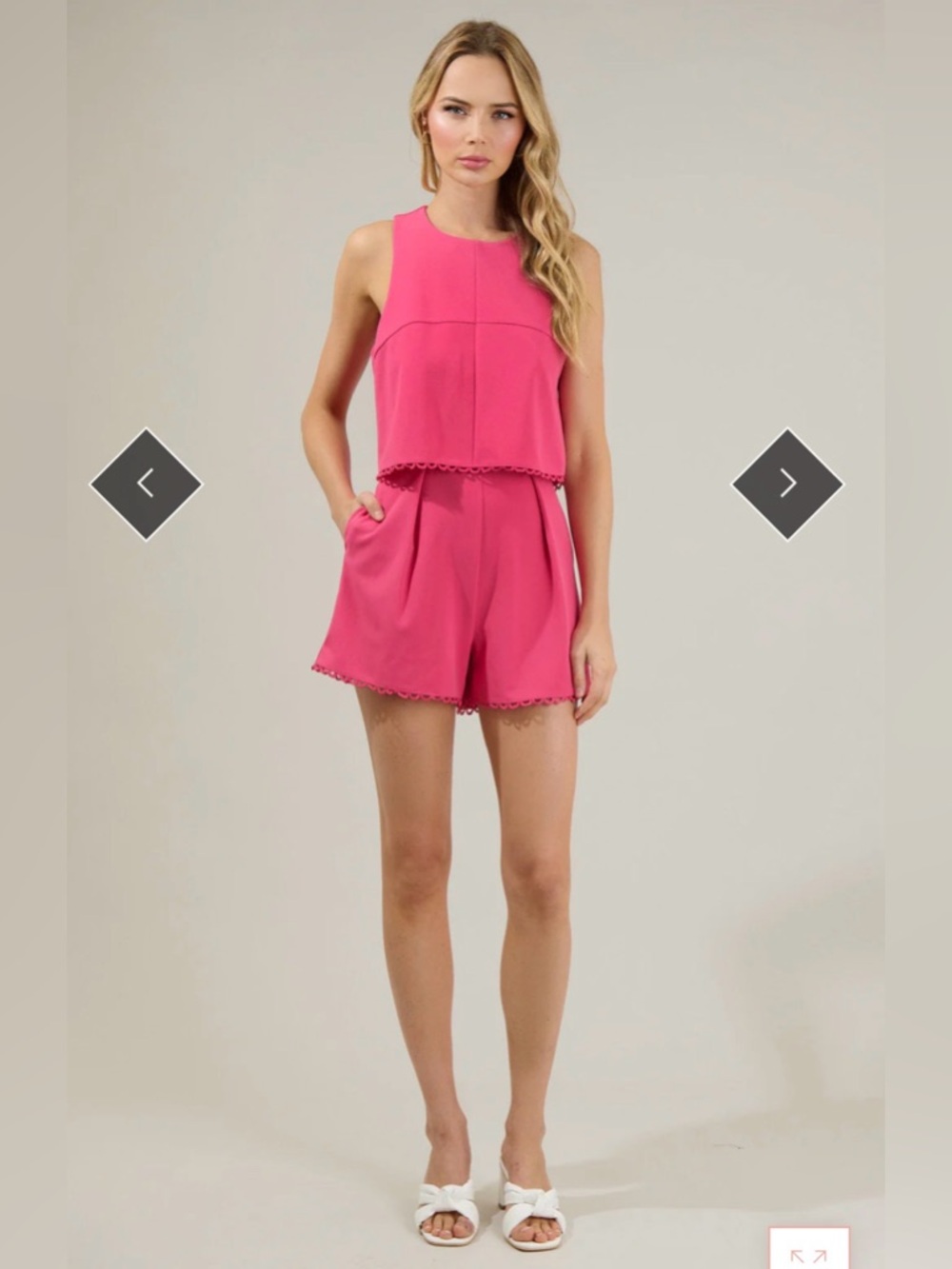 NWT‎ Sugarlips Elanor Layered Romper size M